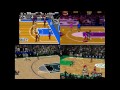 nba video game evolution tecmo nba basketball nes nba jam genesis nba live 2003 ps 1 nba 2k12 i think none of them are good, i think the best game of them all is nba jam on genesis,