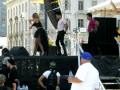 Fey Singin' Let me show you at the MAIN STAGE OF GAY PRIDE SAN FRANCISCO 2009, SHE SET THE STAGE ON FIRE... IT WAS WILD,, LOT'S OF ENERGY... NICE DRESS...IT WAS AWESOME , FANS WERE VERY PLEASED...BUY HER CD DULCE TENTACION.. SPANISH VERSION AND WAIT FOR THE RELEASE OF SWEET TEMPTATION.. I CAN'T WAIT TO BUY IT.
