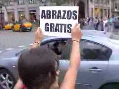 Abrazos gratis en Barcelona (Free ...