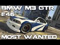 BMW M3 GTR E46 \Most Wanted\ 1.3 para GTA 5 vídeo 22