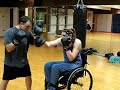 Wheelchair Girl Goes Boxing: practice bouts music video