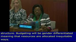Gertrude Kenyang's intervention as Lead Discussant at the HLPF 2018: UN Web TV