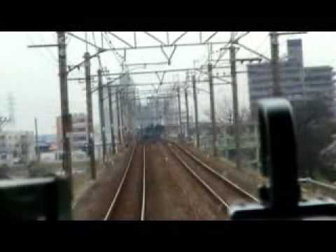 武蔵野線205系前面展望シーン　（南越谷→吉川）