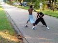 ROB VS JONATHAN STREET FIGHT ON LACA ST (FLIP SIDE GLEN OAKS)
