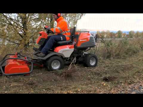 Цеповая косилка HUSQVARNA 9535284-01 для PF 21 AWD до 2008 г.в. - видео №3