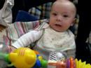 Alistair loves to watch Andy Pandy