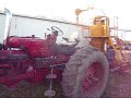 Farmall 1256 Turbo running grain vac Farmall 1256 Turbo running grain vac