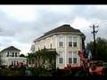 Huge 2Story House & Barn gets Relocated about 10 Mi. Away !!