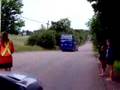 Tour Bus at Magnetic Hill, Moncton, NB, July 2005