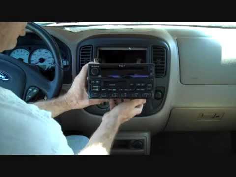how to remove a stuck cd from a car cd player