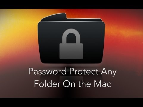 how to lock a folder on mac