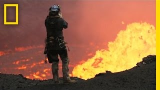 Vanuato Volcano - Eruzione ripresa da Drone