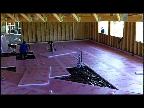 how to fasten foam board to concrete