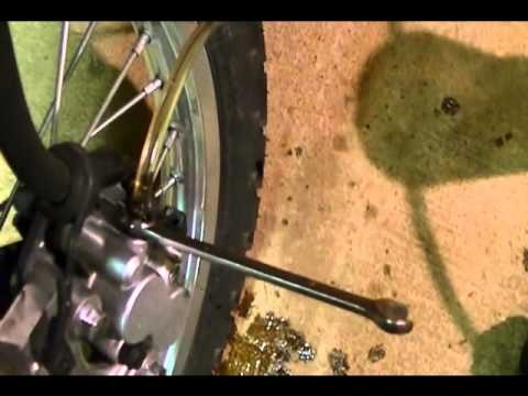 how to bleed the rear brakes on a motorcycle
