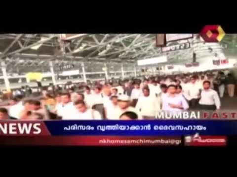 Aamchi Mumbai - Sticking up pics of Gods to prevent public spitting