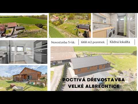 Video  Prodej kvalitní dřevostavby v klidné lokalitě ve Velkých Albrechticích
