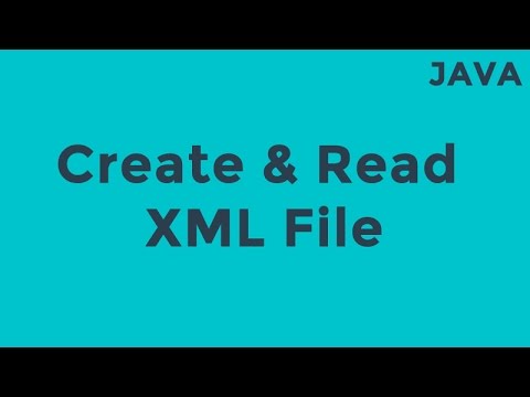 how to read xml file in java