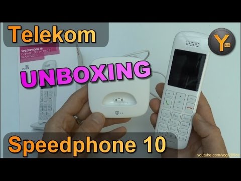 Telekom T-Com Speedphone 10 - Unboxing