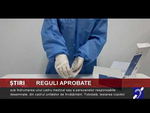 Instrucțiunile de testare, aprobate