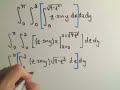Evaluating a Triple Integral Evaluating a Triple Integral