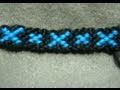► X Friendship Bracelet Tutorial 1 - Intermediate - BIG X little x (ORIGINAL PATTERN)