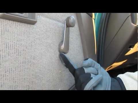 Toyota Tacoma Door Panel Removal part 2 Removing window handle