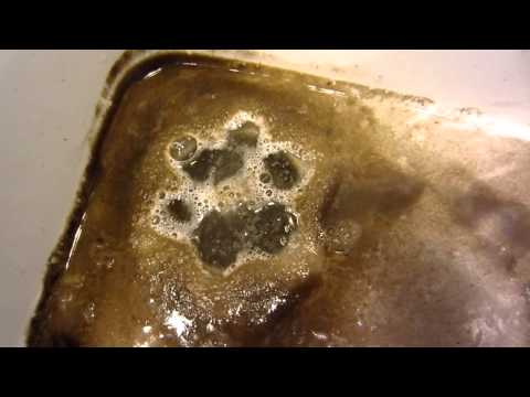 how to use lye to unclog drain