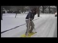 Scarsdale Kids Skitch Behind Car On Boogie Board!