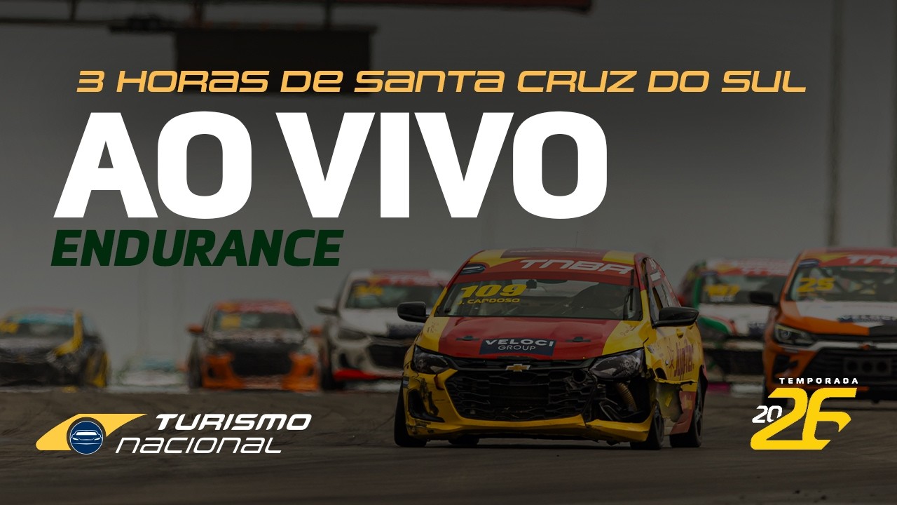TURISMO NACIONAL 2026 | AO VIVO | 4ª ETAPA - 3 HORAS DE SANTA CRUZ DO SUL - RS