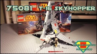 Lego Star Wars 75081 T-16 Skyhopper Review