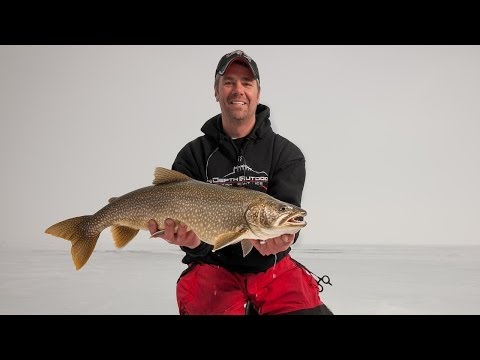 Ice Fishing Lake Trout near Duluth, MN - In-Depth Outdoors TV Season 8, Episode 17