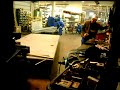 Komatsu Gabelstapler mit kleiner Betonplatte