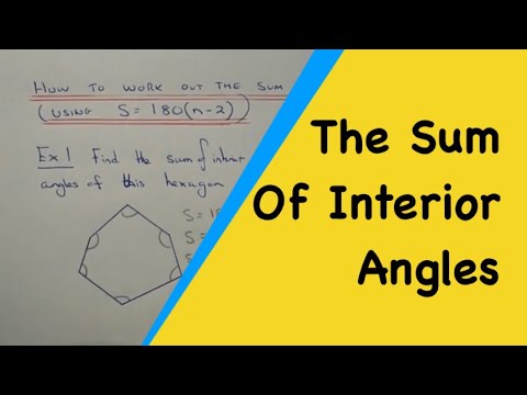 how to prove the sum of interior angles is (n-2)180