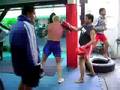 FAELLI MINI ROUND FIGURE DI BOXE+GOMITI