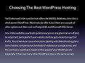 choosing a wordpress host choosing a wordpress host
