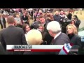 Raw Video: Media, Voters Swarm Gingrich