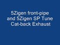 2009 Nissan GT-R with 5Zigen front-pipe and Tune catback