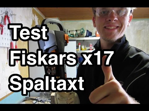 Axt - Gibt's hier bei Amazon: http://amzn.to/Jmu4jk Entdecke jetzt den Test & Testbericht von Fiskars X17 Axt Spaltaxt für das Kleinschnibbeln von Holz als unboxin...