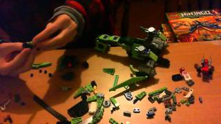 Lego NinjaGo 2012 Rattle Copter 9443 Time Lapse Building
