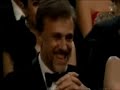 See post here: www.jewlicious.com Israeli film Ajami got stiffed. A Serious Man got stiffed. And the Only Oscar won by Inglorious Basterds was given to the Jew hunting Nazi. I thought we controlled Hollywood?? Right. Anyhow, here's the one slightly amusing Jewy moment at the Oscars brought to you by host and funny man, Steve Martin.