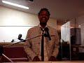 James Tony Williams sings I am Sorry & I Apologize