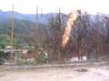 CALCETTO DI GRANCIA IN FIAMME