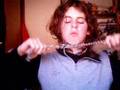 The chain that crosses the neck