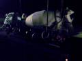 ACCIDENT CAMION BETONIERA RASTURNATA