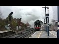 Linesiding - Merchant Navy class 35028 Clan Line on the VSOE.wmv