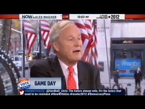 Chris Matthews: Non-Voters Are Idiots, I'm Glad Hurricane Sandy Happened Video