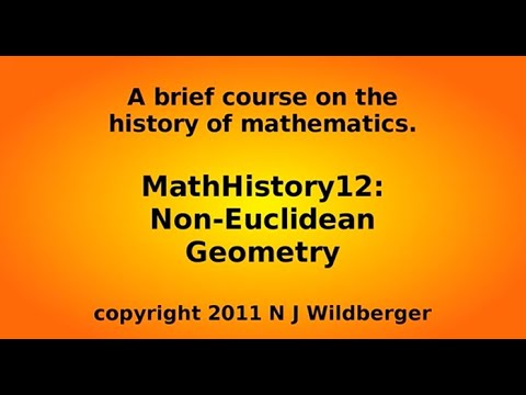 geometry - The development of non-Euclidean geometry is often presented as a high point of 19th century mathematics. The real story is more complicated, tinged with sad...