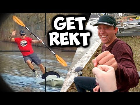 My Funniest Airsoft Moment EVER! (Hilarious Lake Shenanigans)