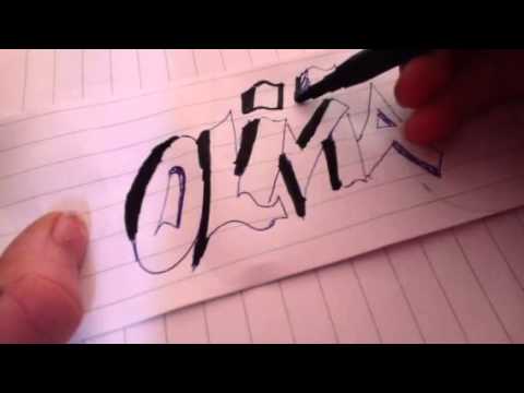 how to draw your name in a cool way
