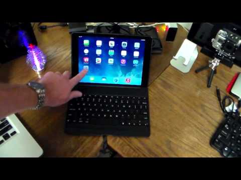 how to sync zagg folio with ipad